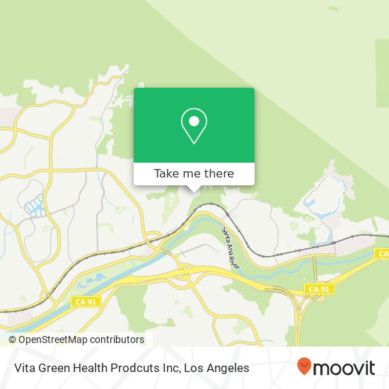 Vita Green Health Prodcuts Inc map