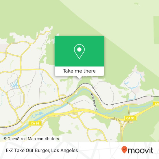 Mapa de E-Z Take Out Burger