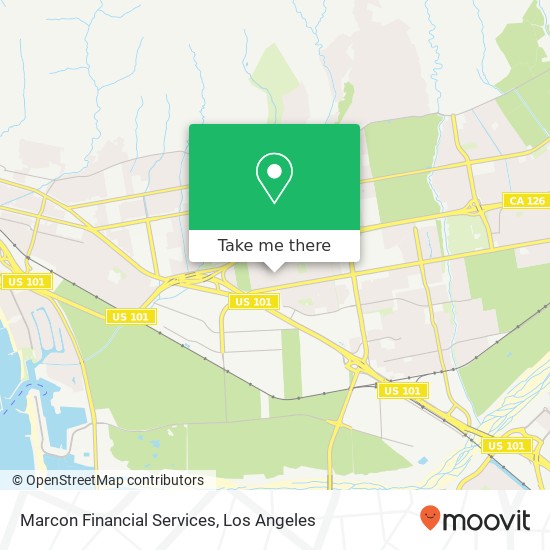 Marcon Financial Services map