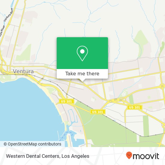 Western Dental Centers map