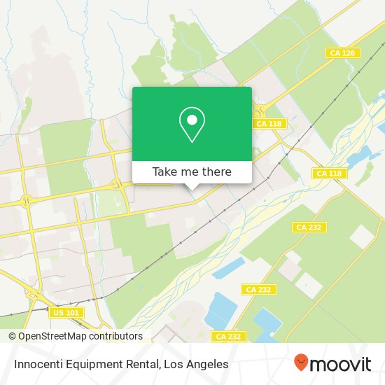 Innocenti Equipment Rental map