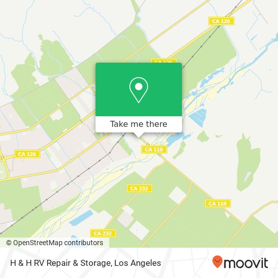 Mapa de H & H RV Repair & Storage