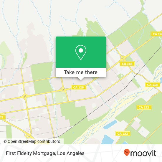 First Fidelty Mortgage map