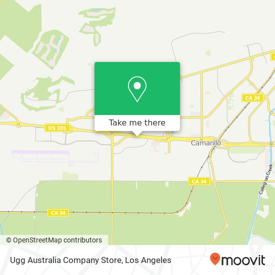 Ugg Australia Company Store map