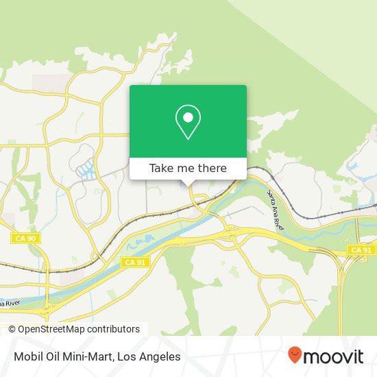 Mobil Oil Mini-Mart map