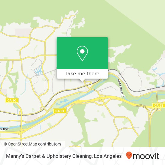 Manny's Carpet & Upholstery Cleaning map