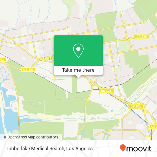 Mapa de Timberlake Medical Search