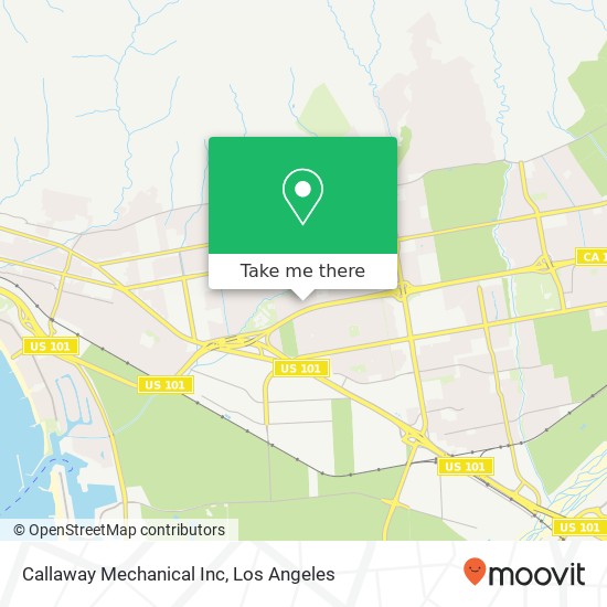 Callaway Mechanical Inc map