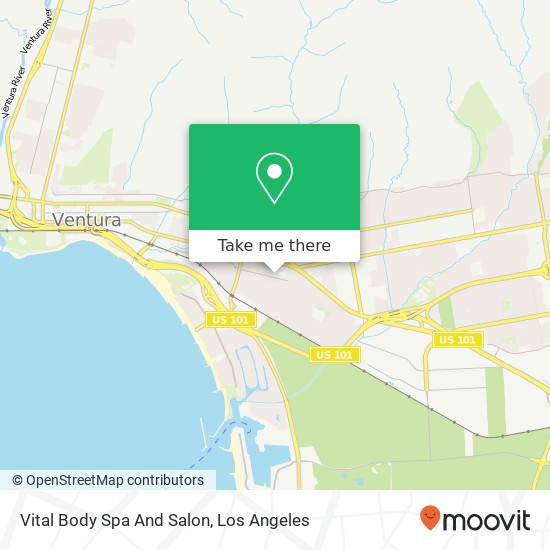Vital Body Spa And Salon map