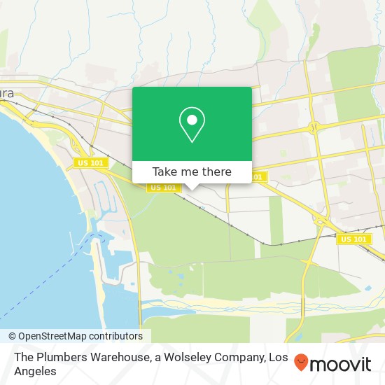 The Plumbers Warehouse, a Wolseley Company map