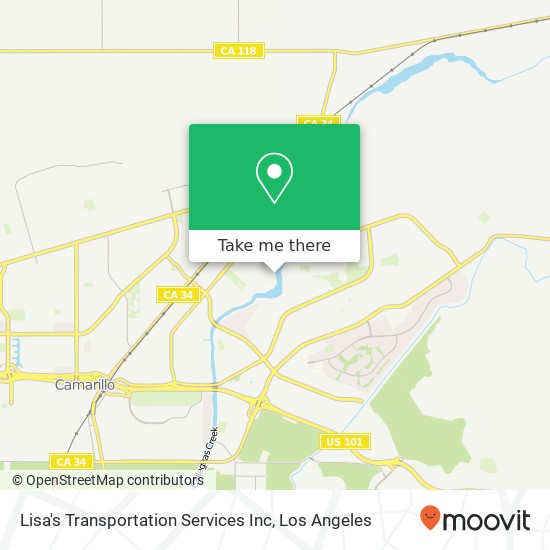 Mapa de Lisa's Transportation Services Inc