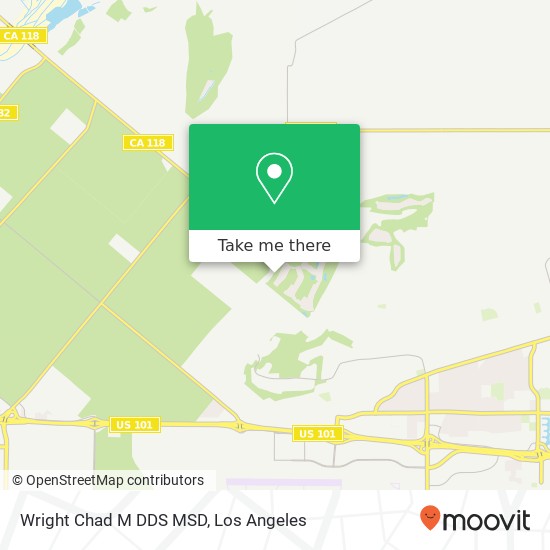 Wright Chad M DDS MSD map