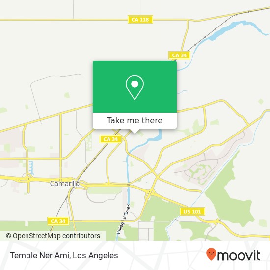 Mapa de Temple Ner Ami