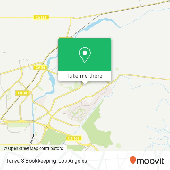 Tanya S Bookkeeping map