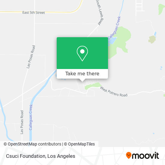 Csuci Foundation map