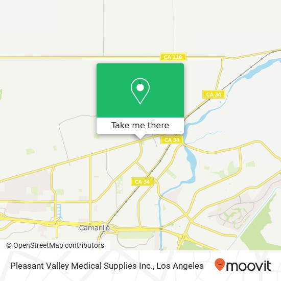 Pleasant Valley Medical Supplies Inc. map