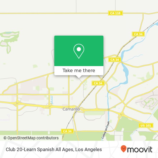 Club 20-Learn Spanish All Ages map