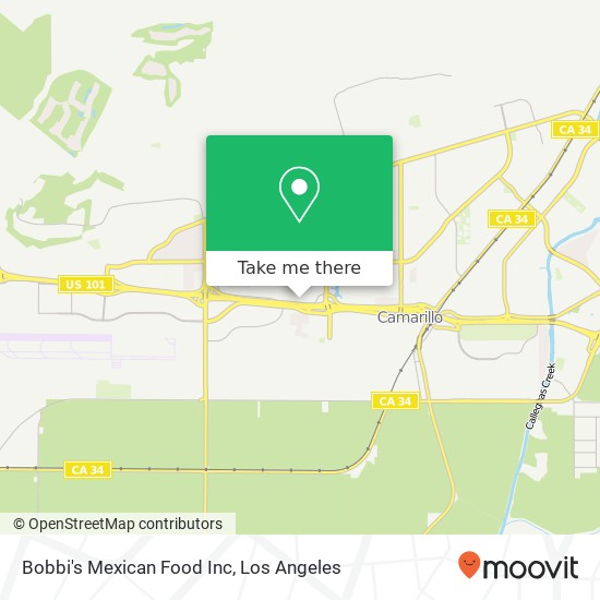 Mapa de Bobbi's Mexican Food Inc