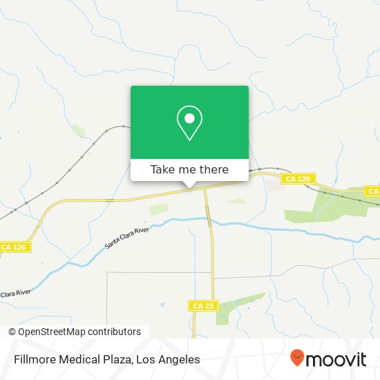 Mapa de Fillmore Medical Plaza