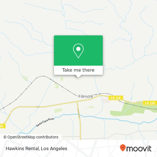 Hawkins Rental map