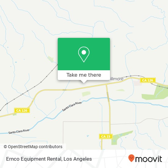 Ernco Equipment Rental map