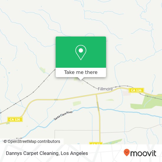 Mapa de Dannys Carpet Cleaning