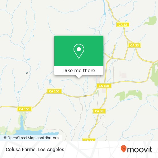 Colusa Farms map