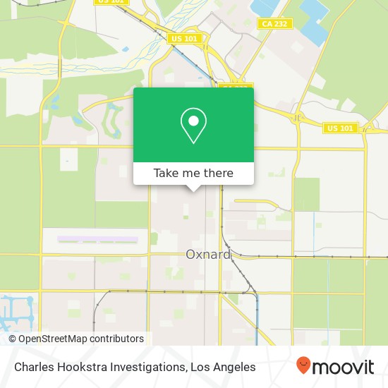 Mapa de Charles Hookstra Investigations