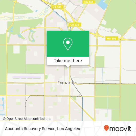Accounts Recovery Service map
