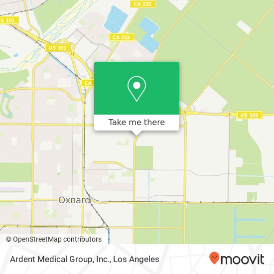 Mapa de Ardent Medical Group, Inc.