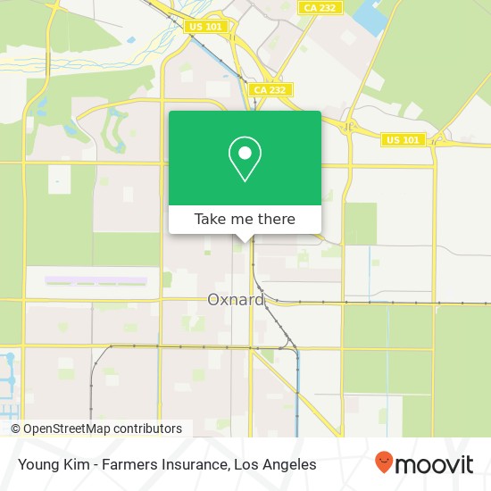 Young Kim - Farmers Insurance map