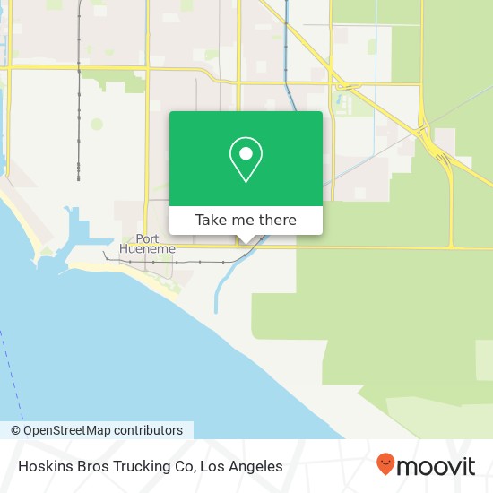 Hoskins Bros Trucking Co map