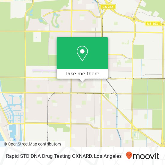 Mapa de Rapid STD DNA Drug Testing OXNARD