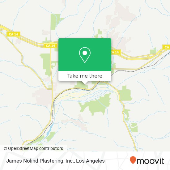 Mapa de James Nolind Plastering, Inc.