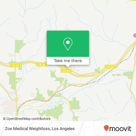 Mapa de Zoe Medical Weightloss