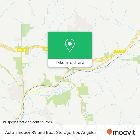 Acton Indoor RV and Boat Storage map