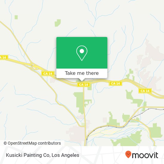 Kusicki Painting Co map