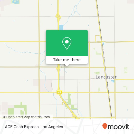 ACE Cash Express map