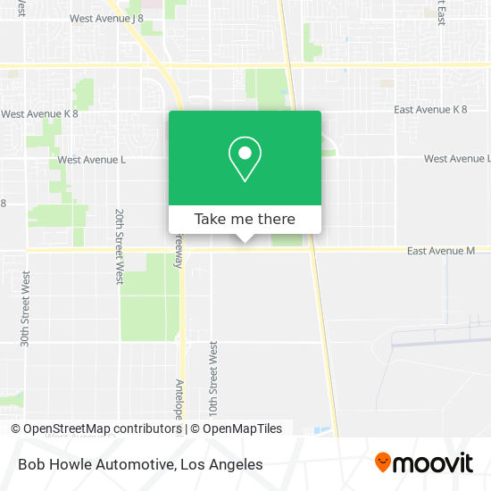 Bob Howle Automotive map