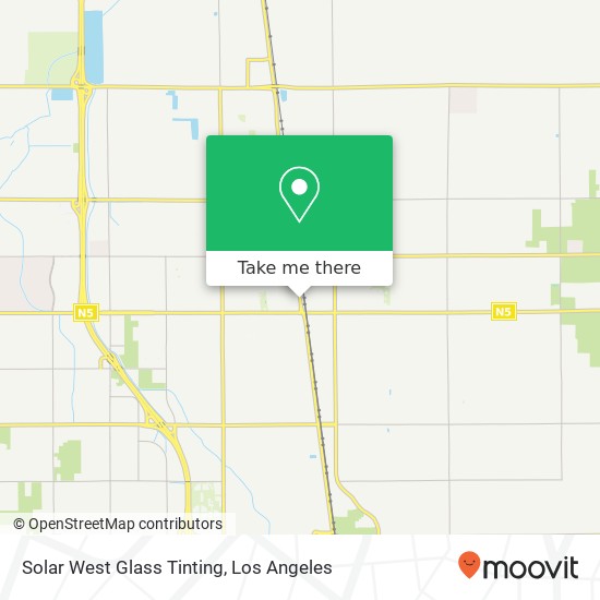 Solar West Glass Tinting map