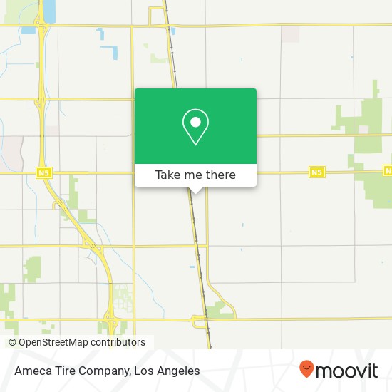 Ameca Tire Company map