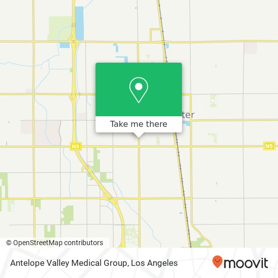 Antelope Valley Medical Group map