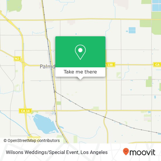 Wilsons Weddings/Special Event map