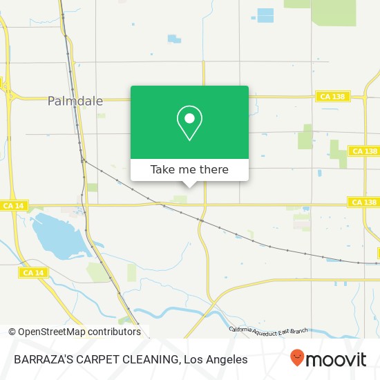 BARRAZA'S CARPET CLEANING map