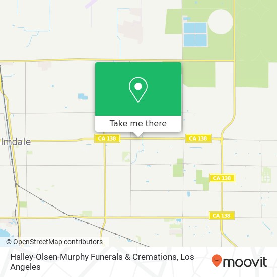 Mapa de Halley-Olsen-Murphy Funerals & Cremations