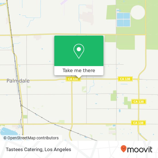 Tastees Catering map