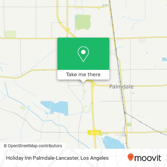 Holiday Inn Palmdale-Lancaster map