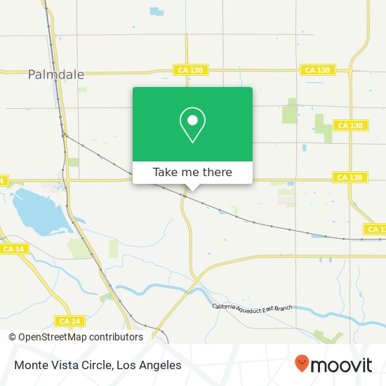 Monte Vista Circle map