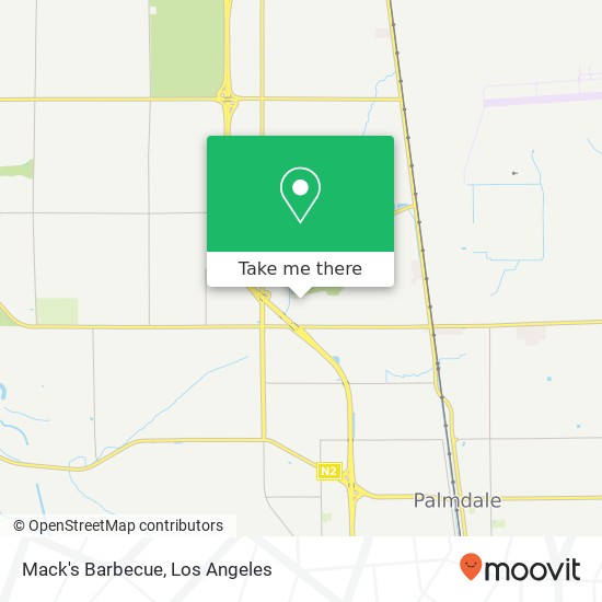 Mack's Barbecue map