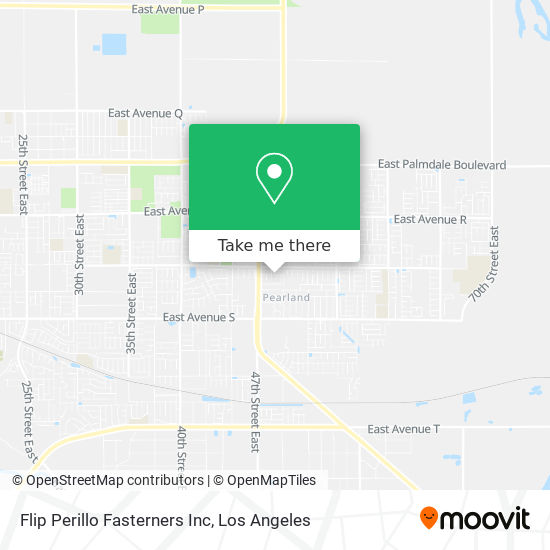 Flip Perillo Fasterners Inc map